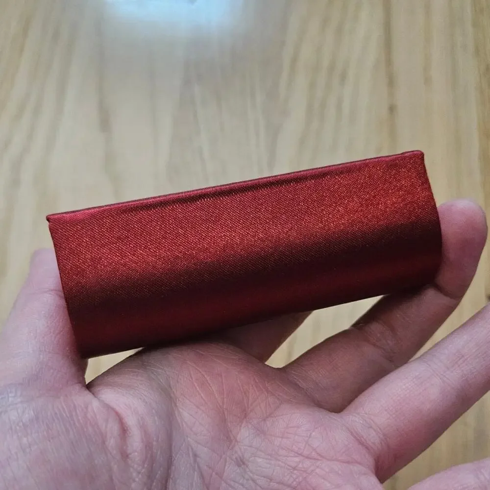 Boutique Lipstick Red Lipstick Case ~ Smooth silky material w/ mirror inside